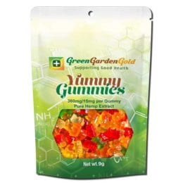 Green Garden Gold Yummy Gummies 24 Count