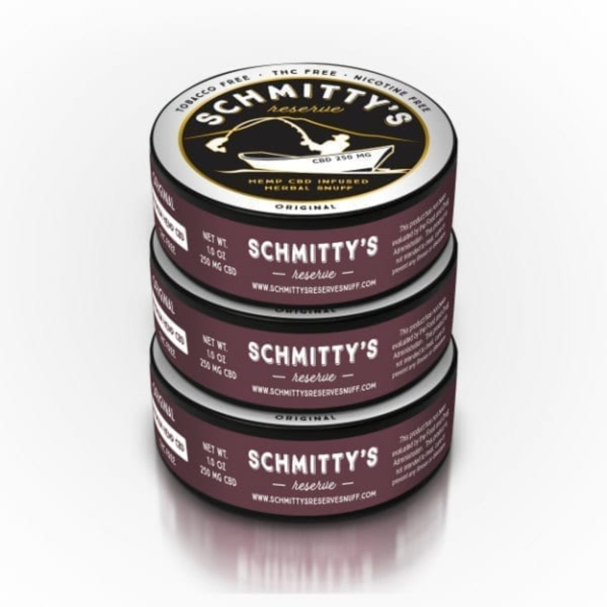 Schmitty’s Snuff Reserve CBD Original Flavor (Choose Quantity)