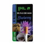 Delta 8 CBD Hash Sativa Black Hash – Blueberry – 1g 20% CBD (Pipe Included)
