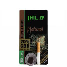 CBD Hash Sativa Black Hash – Natural – 1g 20% CBD