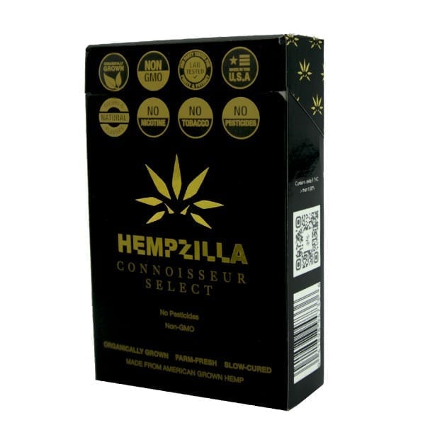 Hempzilla CBD Hemp Cigarettes Carton (20 Cigs per pack, 10 packs per Carton)