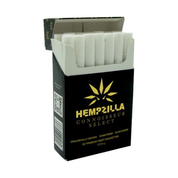 Hempzilla CBD Hemp Cigarettes Carton (20 Cigs per pack, 10 packs per Carton)