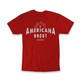 Americana Uncut Heirloom Cotton Red T-Shirt (Choose Size)