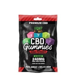 Hemp Bombs High-Potency CBD Gummies – 30mg CBD Per Gummy (Choose Count)