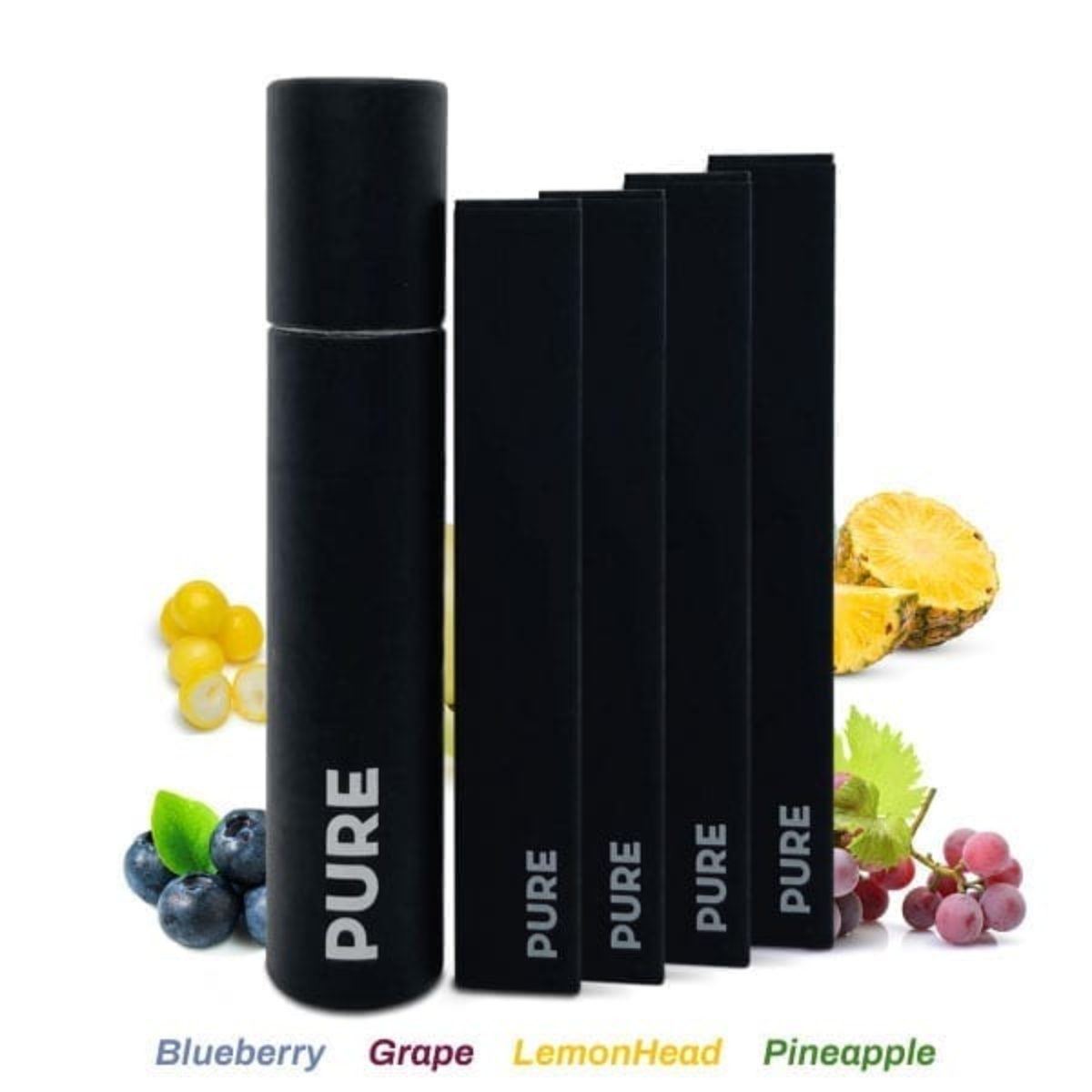 Pure Disposable Vape Pens (4 Pack) Full Spectrum UNCUT CBD