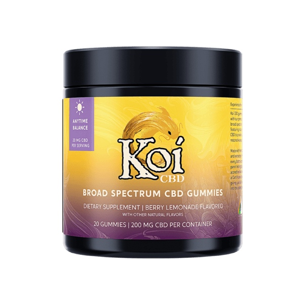 Koi CBD Gummies – Anytime Balance 10MG CBD Per Piece (Choose mg)