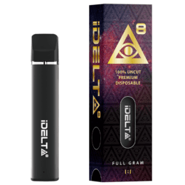 iDELTA8 Gold – Disposable Delta 8 Vape Pen + CBD Full Gram 1:1