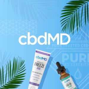 cbdMD Premium CBD Oil Tincture Drops 30mL or 60mL (Choose Flavor & Strength)