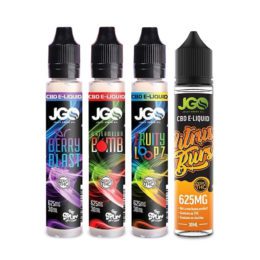 JGO CBD Vape E-Juice 625mg 30ml – ZERO THC (Choose Flavor)