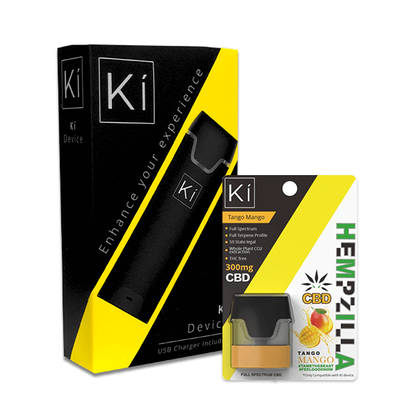 Buy Hempzilla Ki Device Pen & Ki Pods Kit 300mg