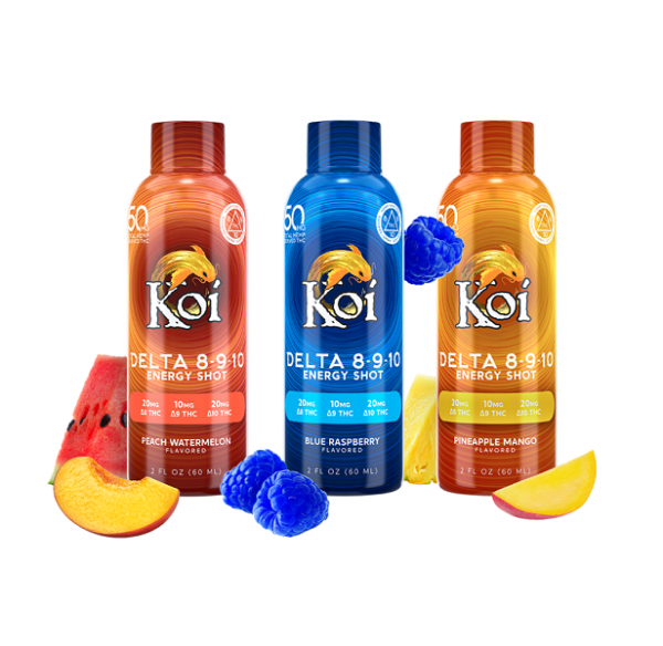 Koi Delta 8-9-10 Energy Shots 50mg (Choose Flavor)