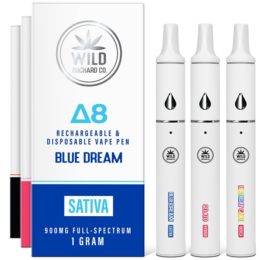Delta 8 Rechargeable & Disposable Vape Pens 1 Gram/900mg (Choose Flavor)